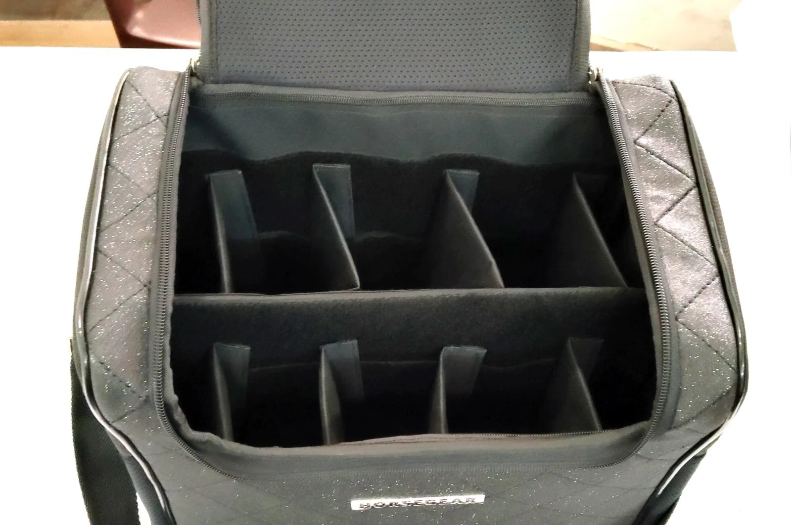 1 black pouch2 black material3 modern design — Equestrian goods sourced from India by Straight to Source