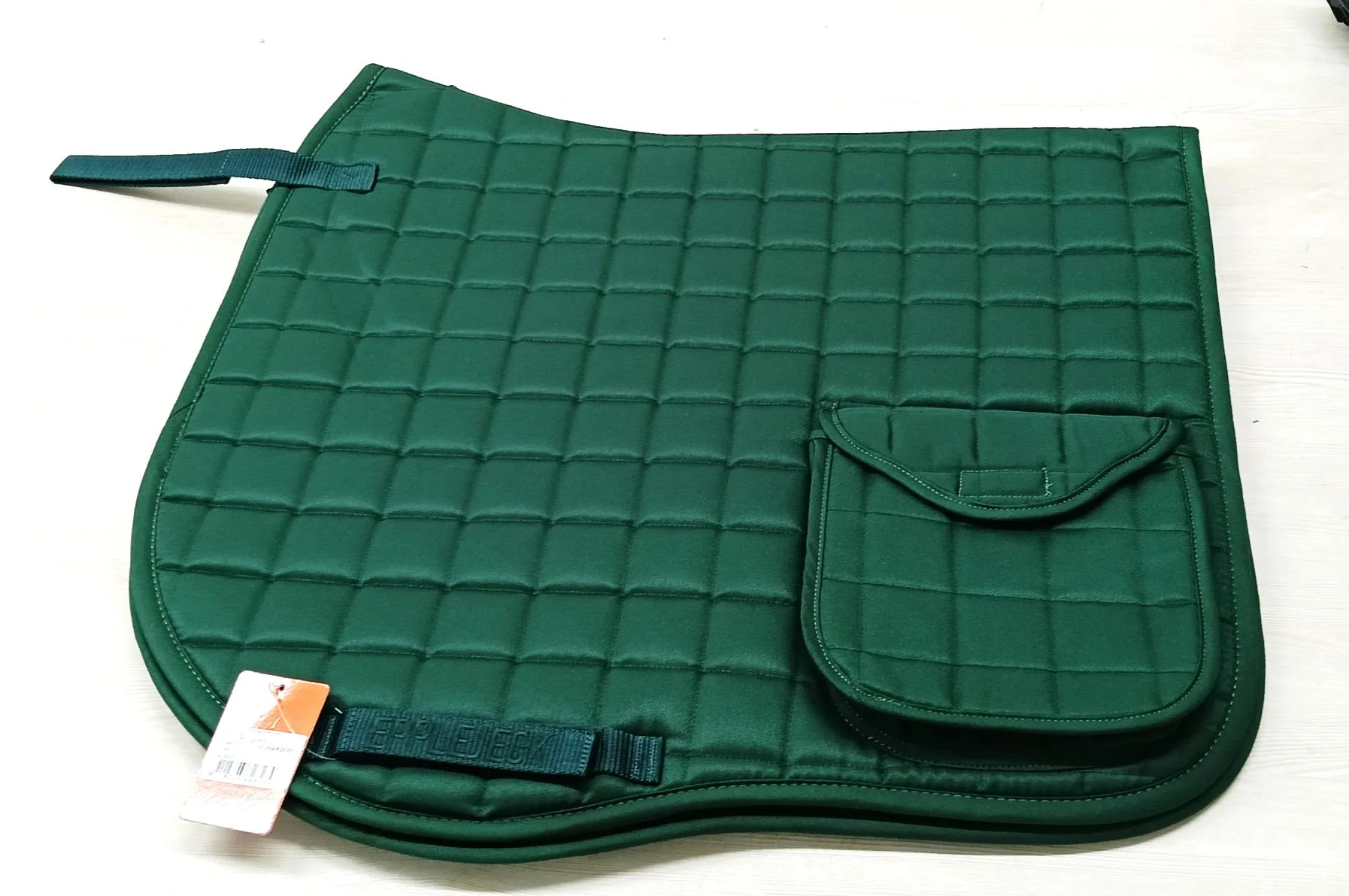 Green pouch quilted — Equestrian goods sourced from India by Straight to Source