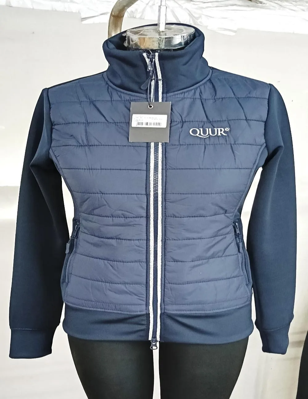 Jacket blue zipper — Equestrian goods sourced from India by Straight to Source