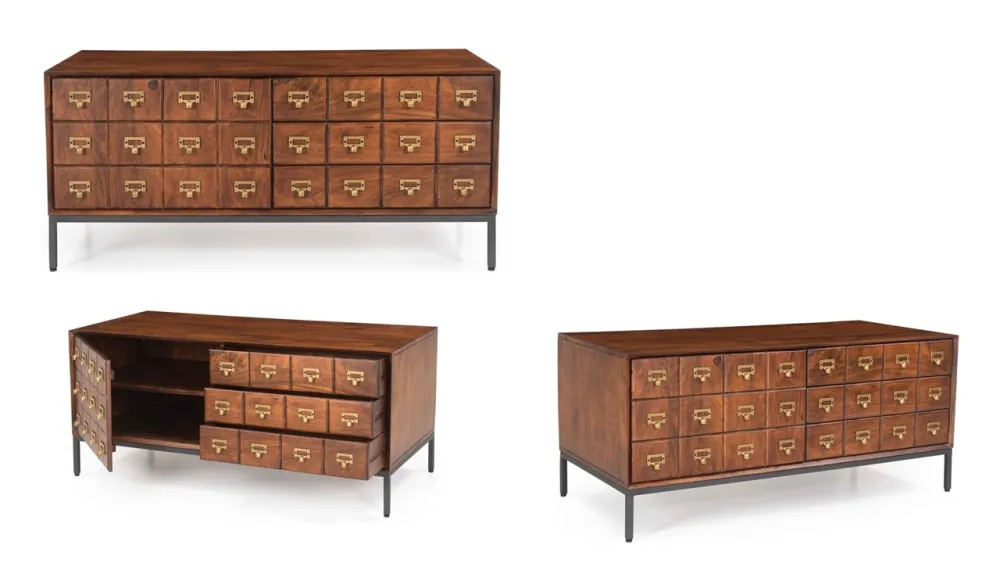 Cabinet brown wooden — Furniture sourced from India by Straight to Source