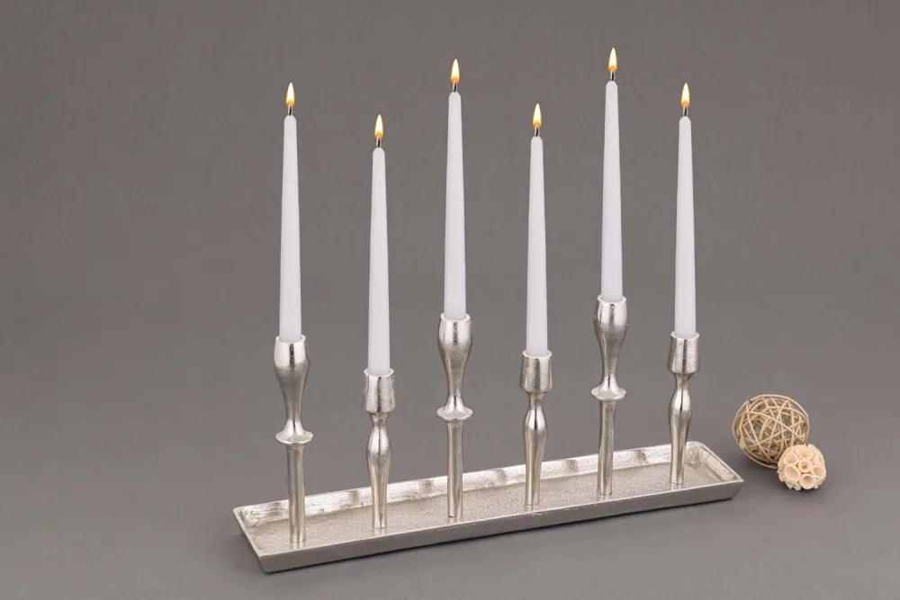 Candle holder metal silver — Gift Items sourced from India by Straight to Source