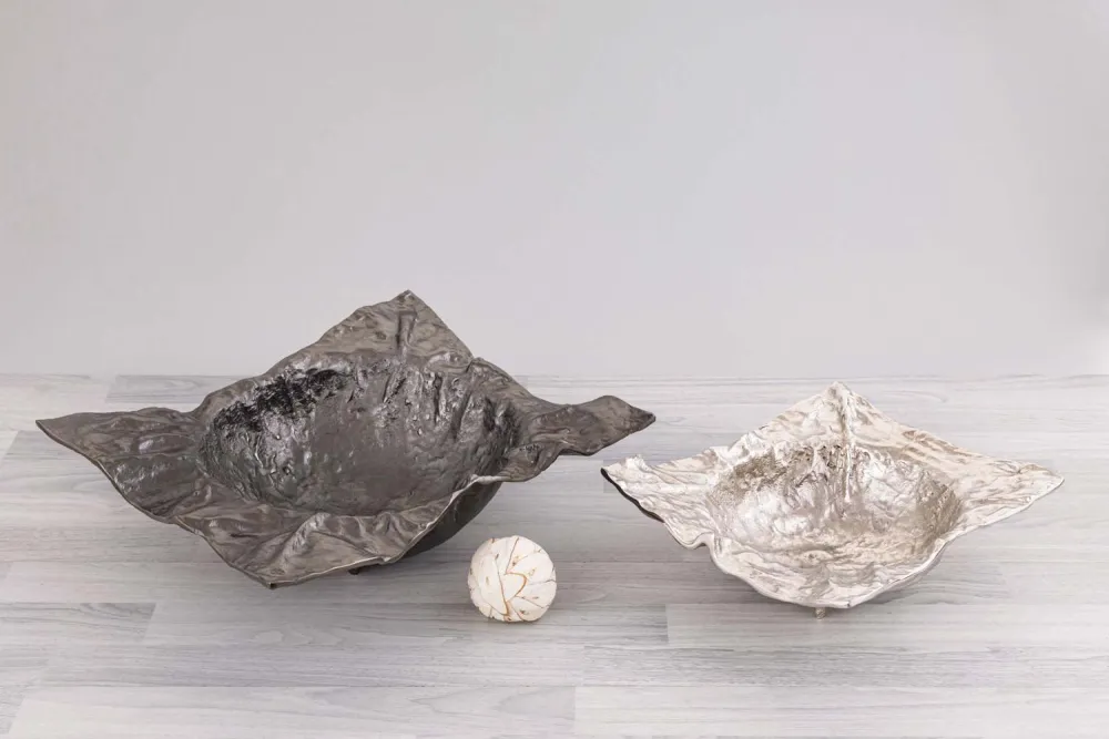 Metal pan modern style — Gift Items sourced from India by Straight to Source