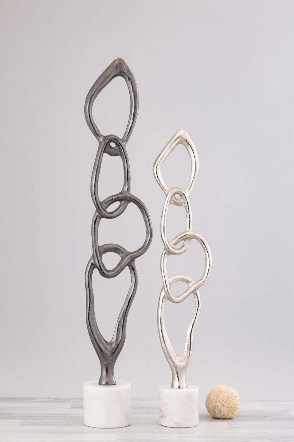 Modern artwork two pieces metallic — Gift Items sourced from India by Straight to Source