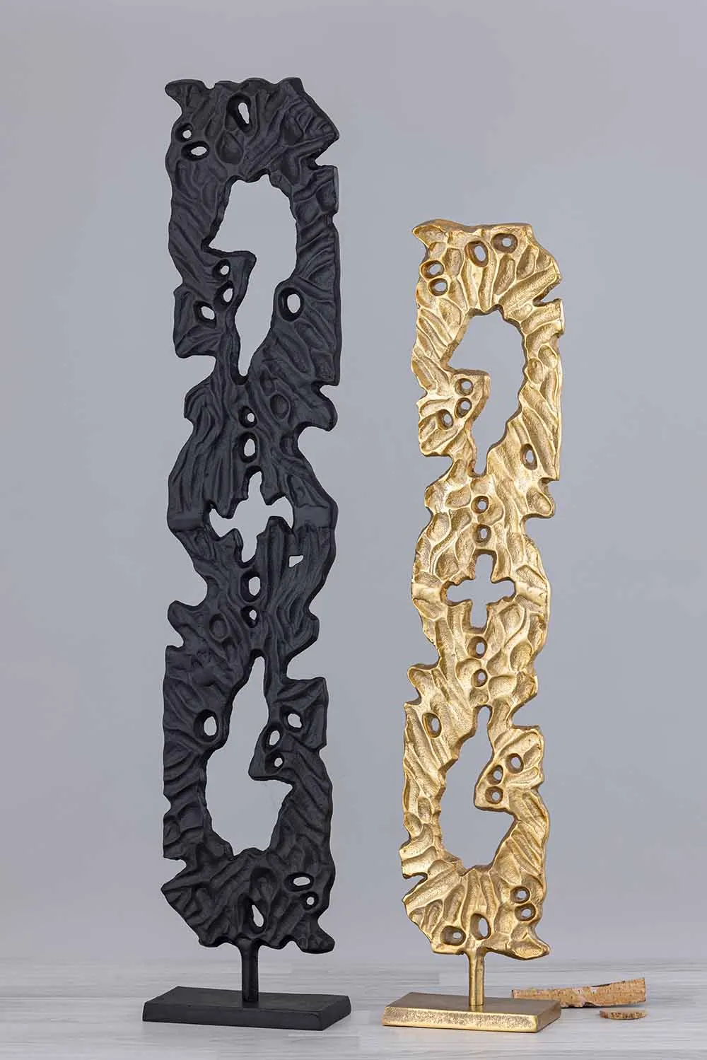 Modern sculpture metal black — Gift Items sourced from India by Straight to Source