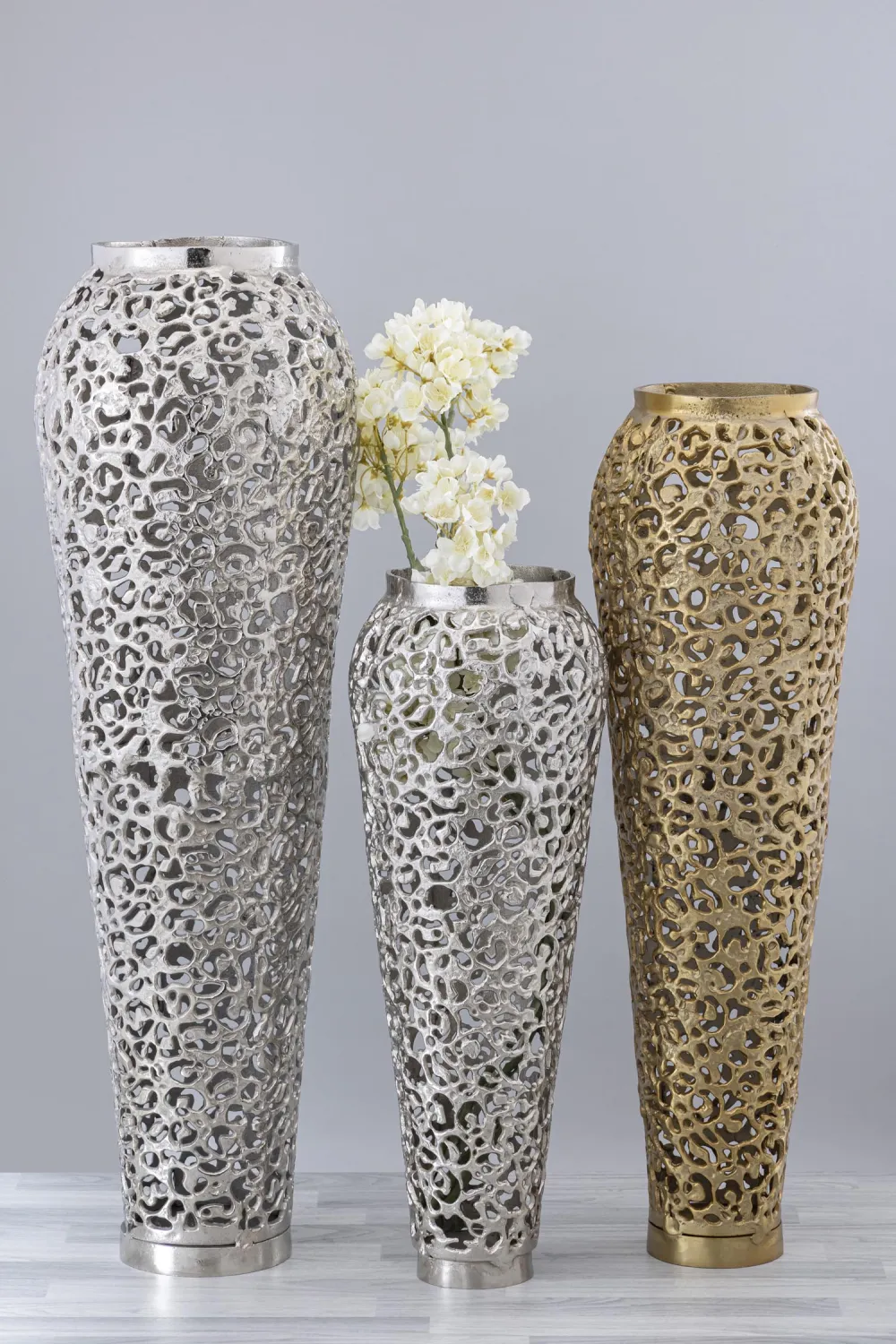 Vase container metal — Gift Items sourced from India by Straight to Source