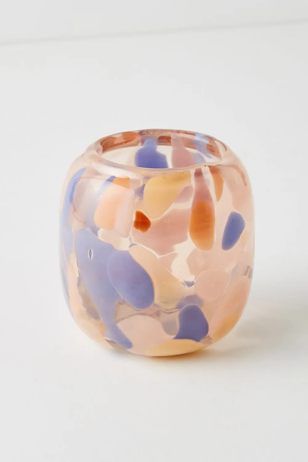 Ceramic vase pink — Glass sourced from India by Straight to Source