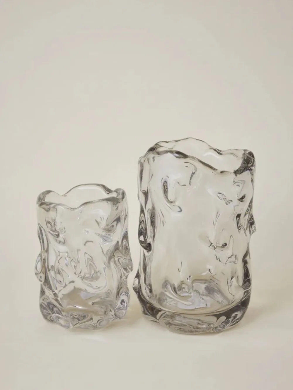 Clear vase transparent — Glass sourced from India by Straight to Source