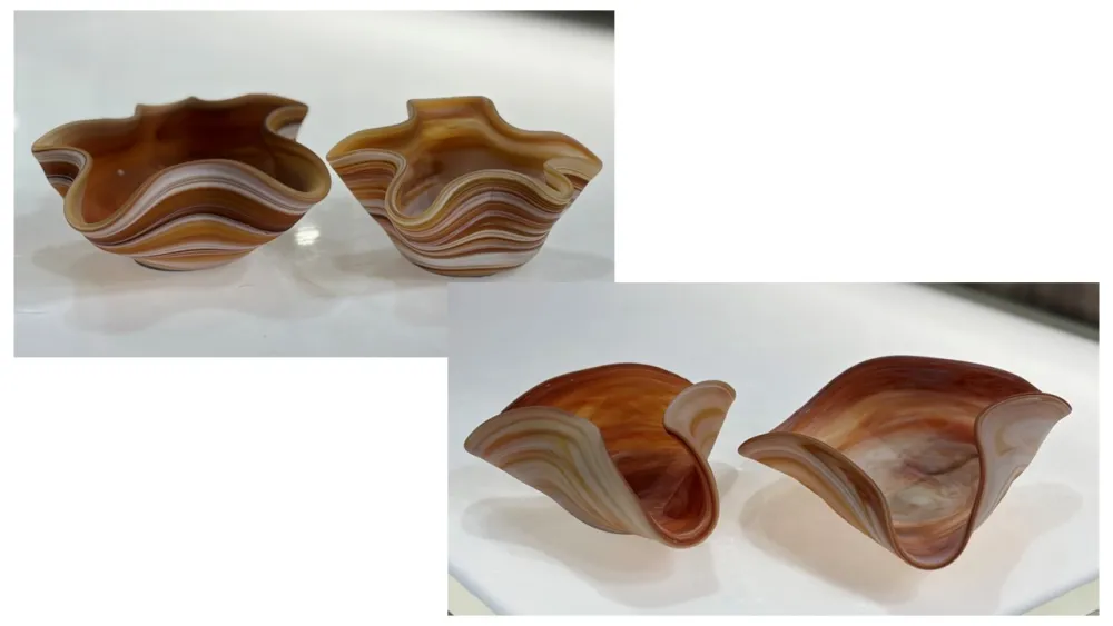 Shells decoration textured — Glass sourced from India by Straight to Source