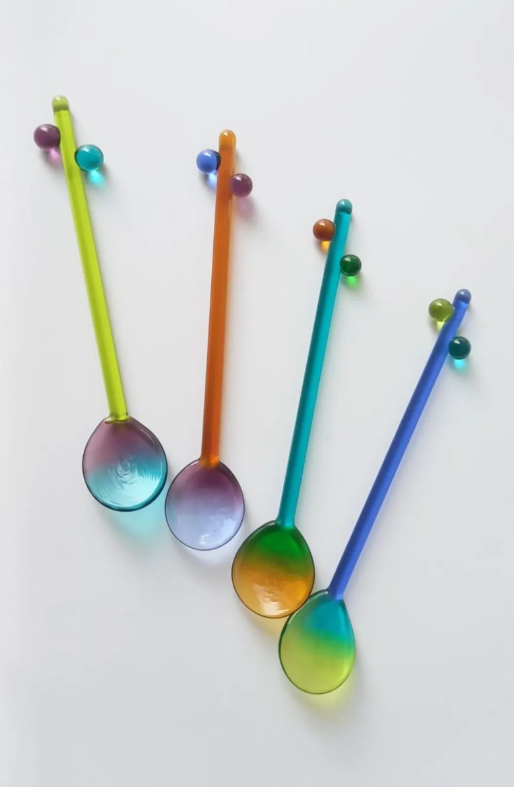 Spoon holders colorful — Glass sourced from India by Straight to Source