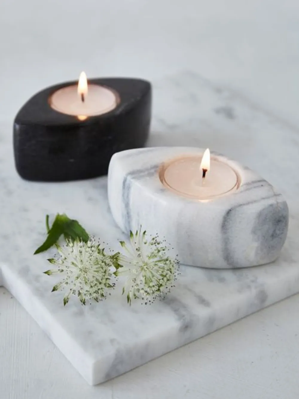Marble candle holder polished candles — Home Décor sourced from India by Straight to Source