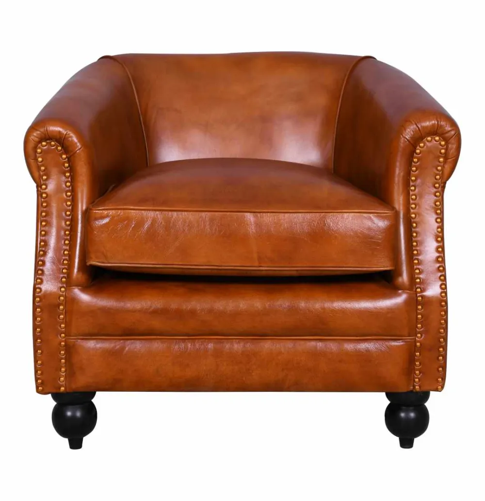 Couch leather brown — Leather sourced from India by Straight to Source