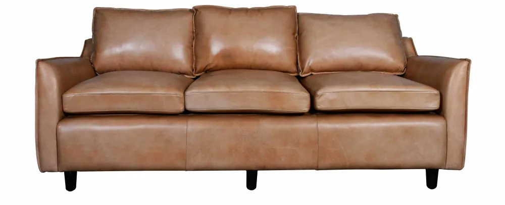 Leather sofa modern brown furniture living room — Leather sourced from India by Straight to Source