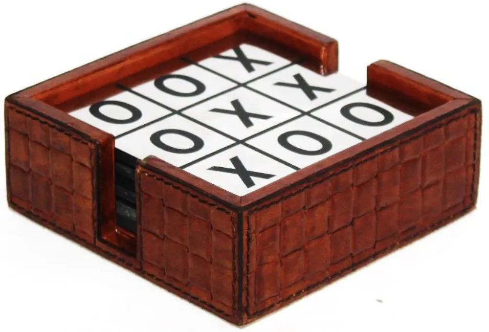 Modern cube box — Leather sourced from India by Straight to Source