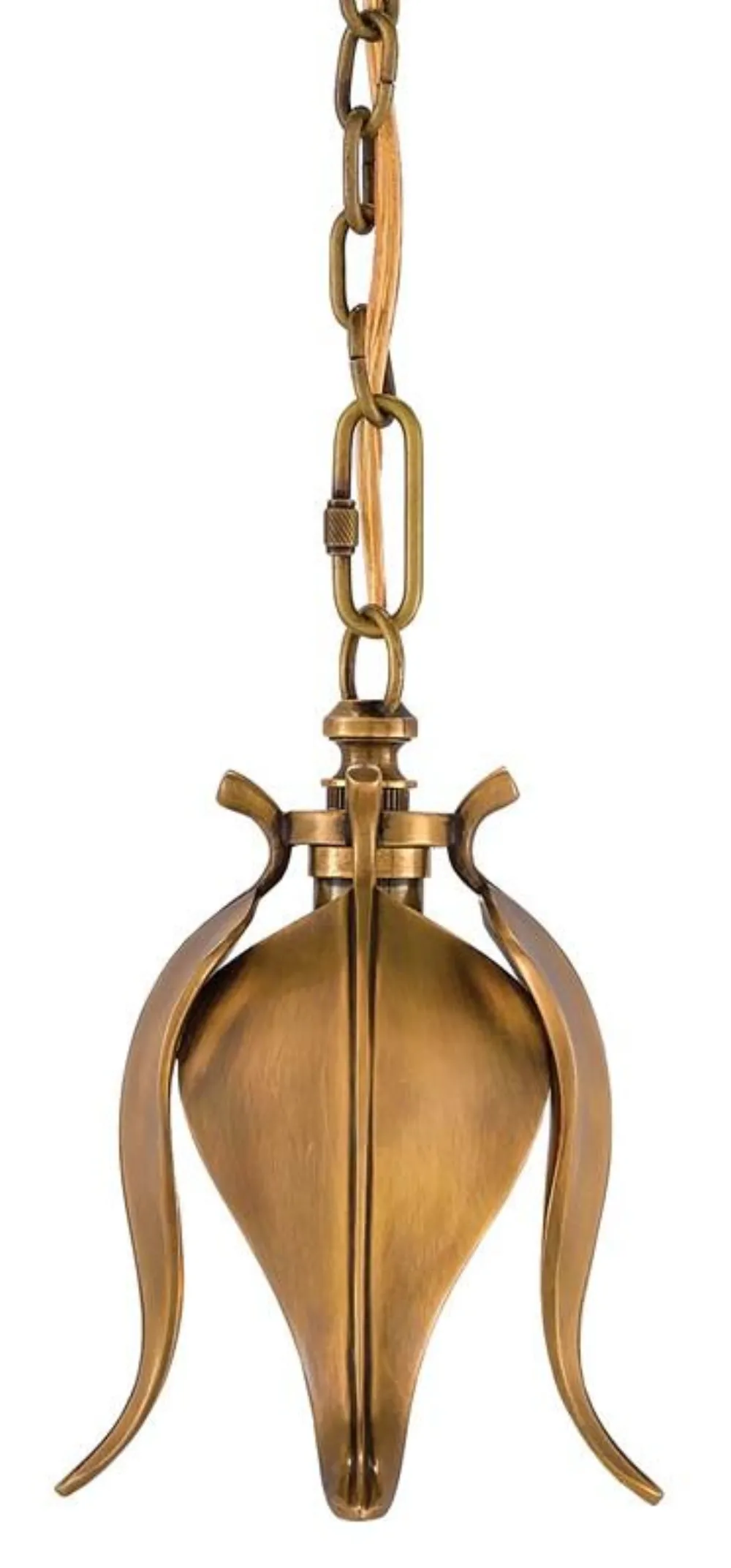 Brass lamp brass chain lamp — Lighting sourced from India by Straight to Source