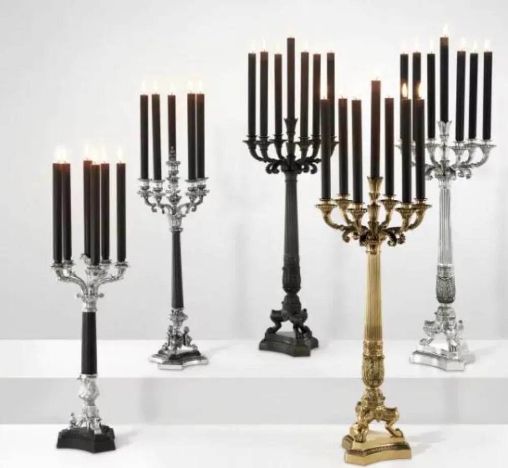 Candle holder gold — Lighting sourced from India by Straight to Source