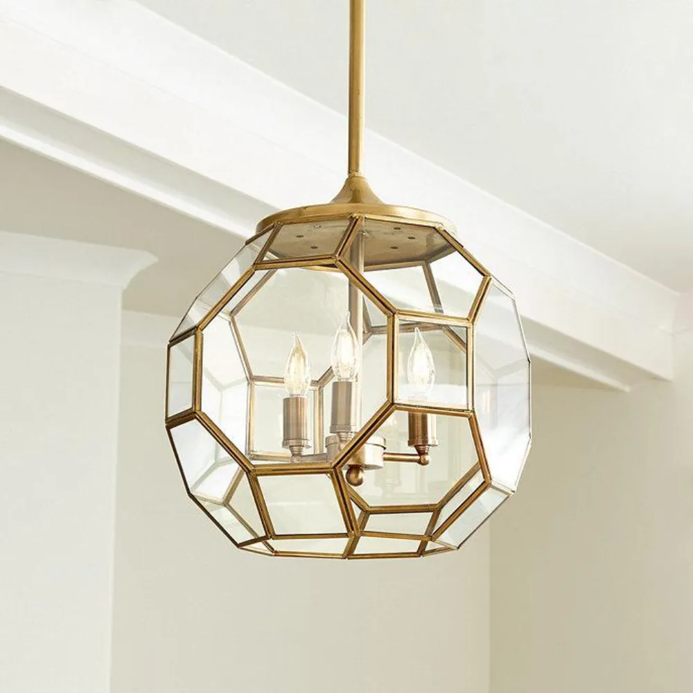 Hanging lamp modern glass — Lighting sourced from India by Straight to Source