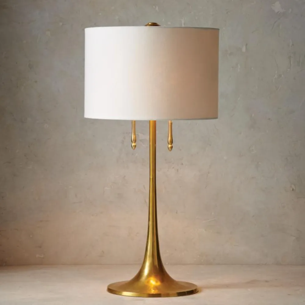 Lamp brass white — Lighting sourced from India by Straight to Source