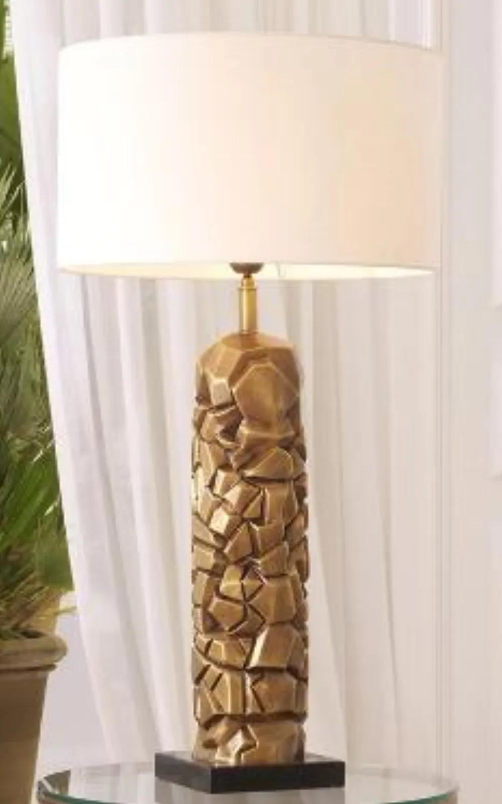 Lamp golden cement — Lighting sourced from India by Straight to Source