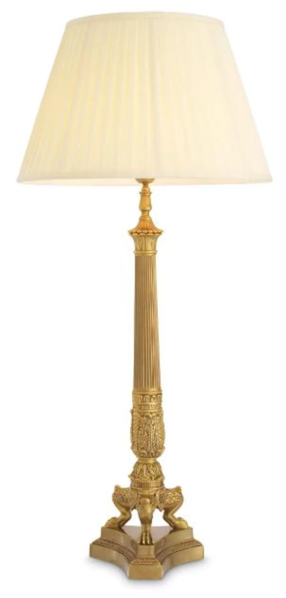 Lamp golden ornate — Lighting sourced from India by Straight to Source
