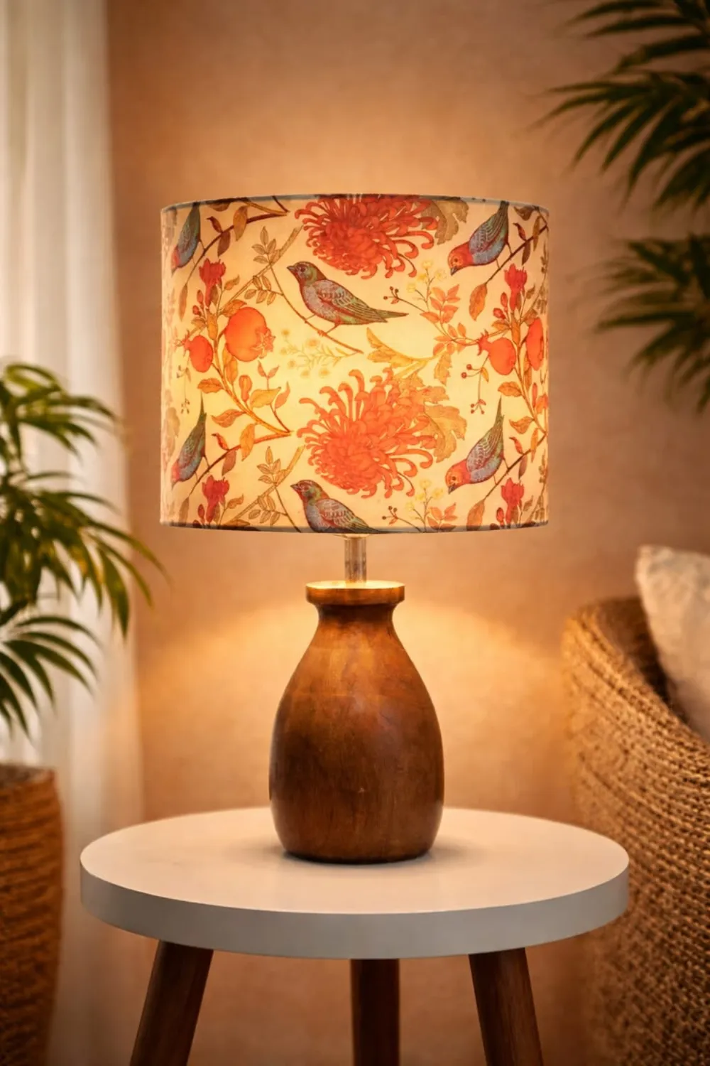 Lamp wooden tabletop decorative — Lighting sourced from India by Straight to Source