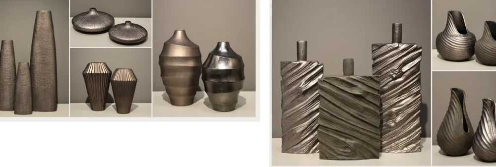 Ceramic vase polished — Metalware sourced from India by Straight to Source
