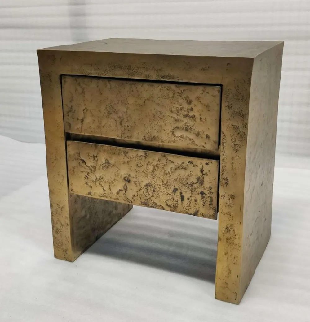 Bronze modern cabinet — Metalware sourced from India by Straight to Source