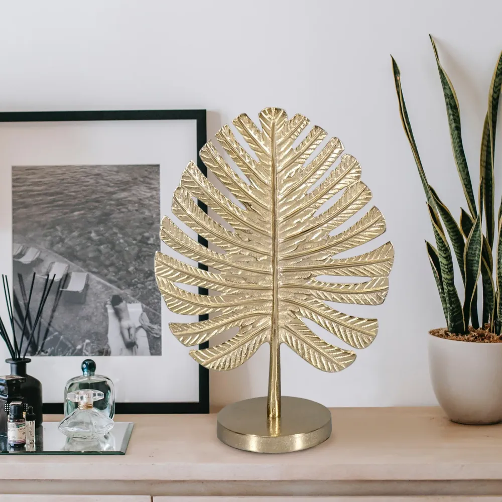 Gold leaf vase — Metalware sourced from India by Straight to Source