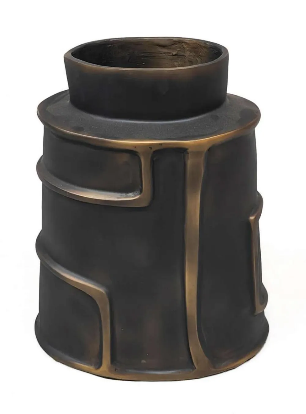 Lamp vase metallic — Metalware sourced from India by Straight to Source