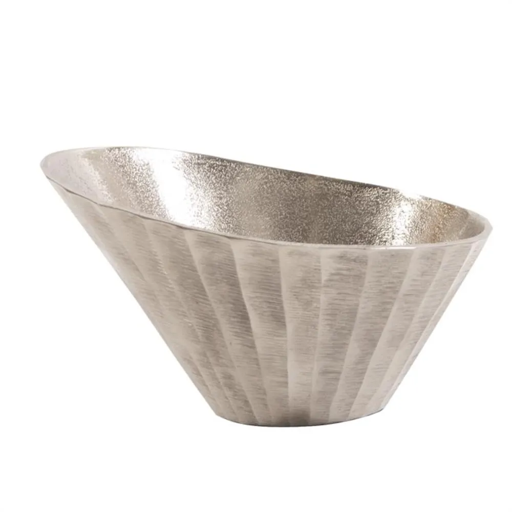 Metal bowl silver modern — Metalware sourced from India by Straight to Source