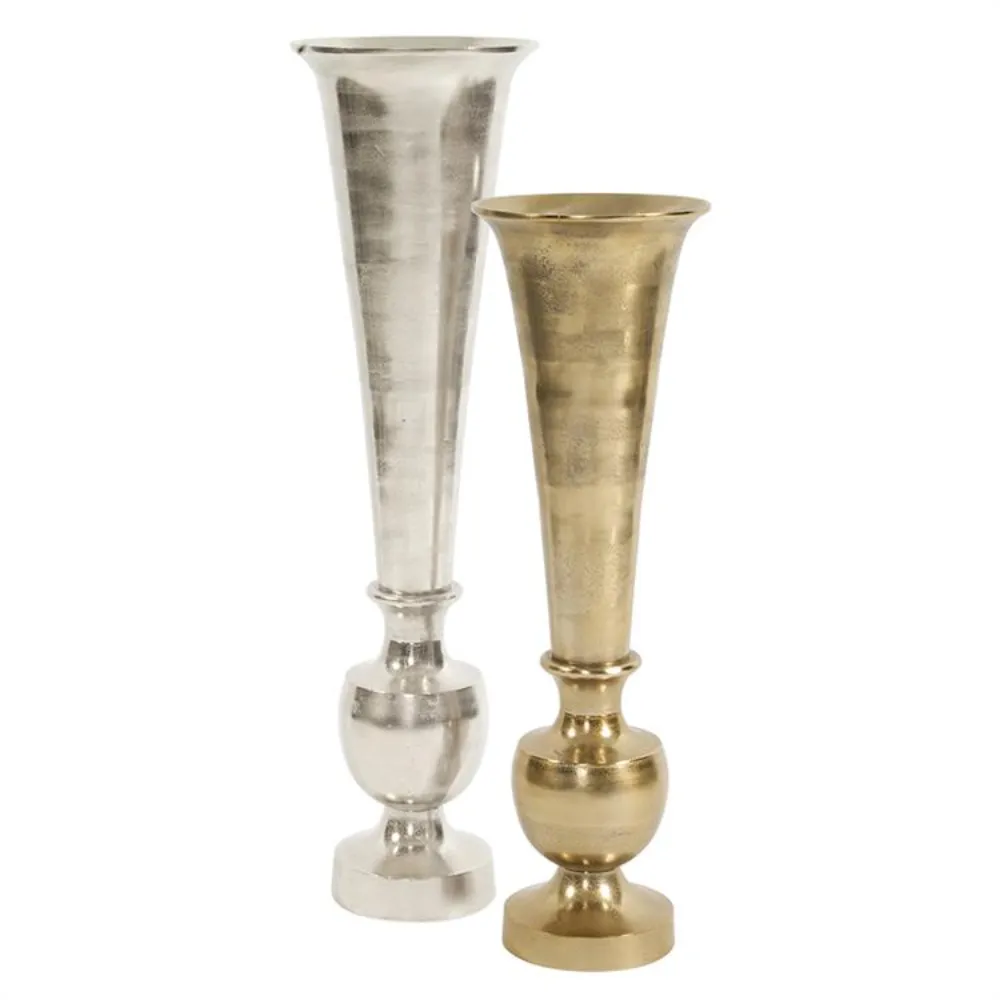 Metal vase gold — Metalware sourced from India by Straight to Source