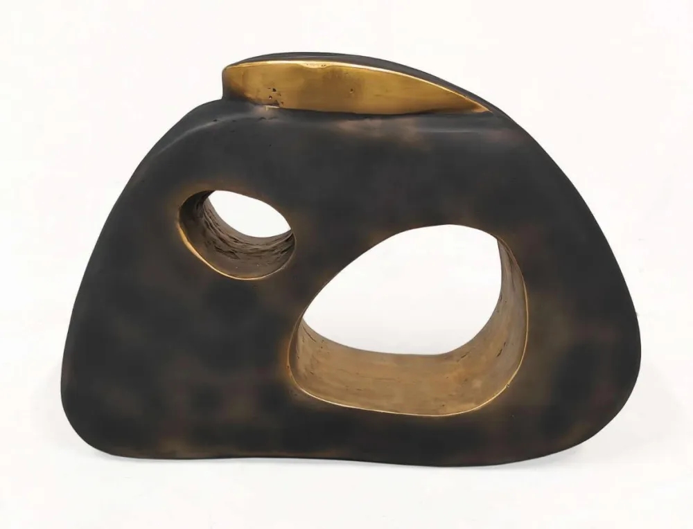Sculpture modern brass — Metalware sourced from India by Straight to Source