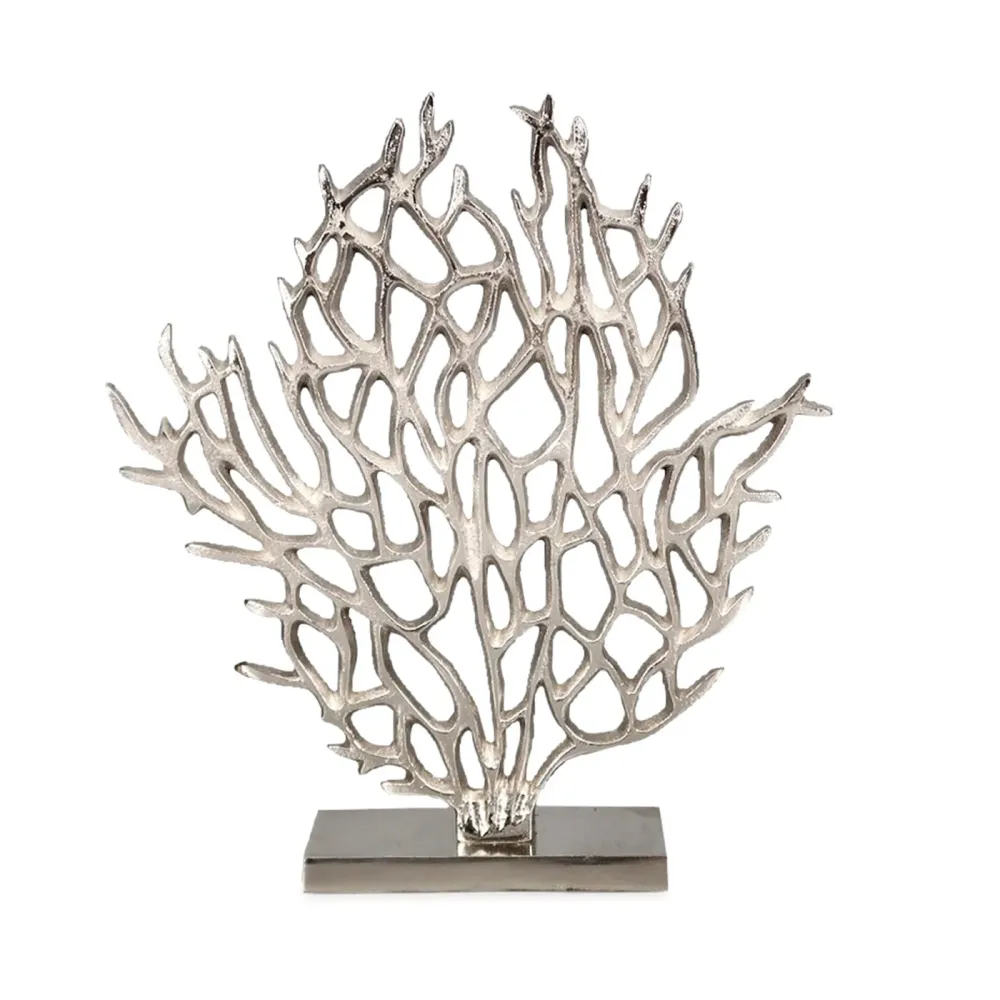 Silver sculpture branches — Metalware sourced from India by Straight to Source