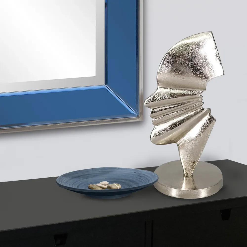 Silver vase face — Metalware sourced from India by Straight to Source