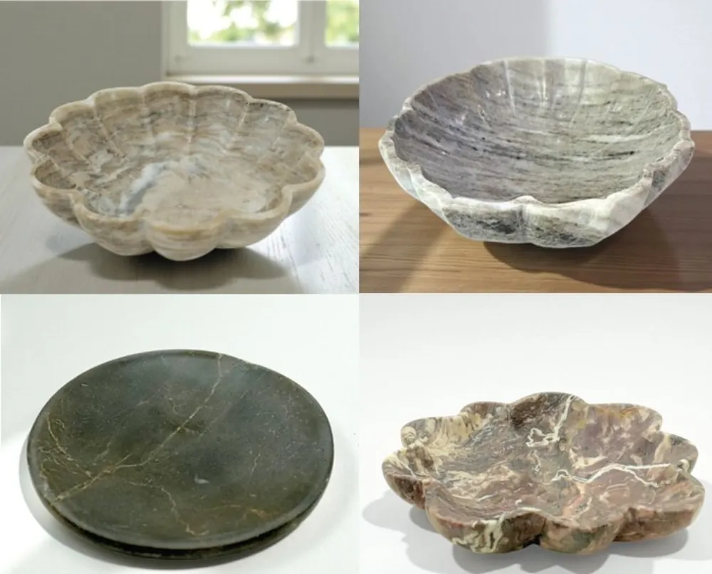 Bowl marble bowl wooden table top ceramic bowl polished — Stone & Marble sourced from India by Straight to Source